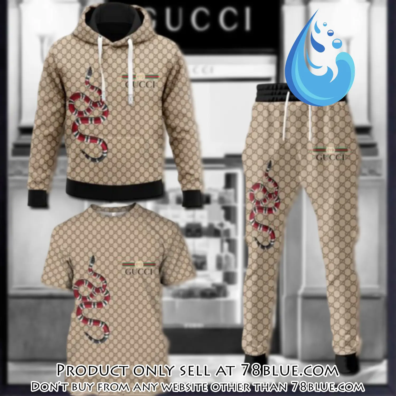 Gucci luxury brand combo tshirt hoodie long pants set trending 24 outfit sport lcs1035 78b0508782